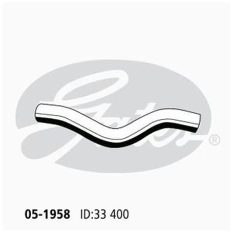 Gates Radiator Hose Upper 05-1958