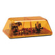Hella Mini Light Bar Dual Halogen Rotator Amber Lens 24V Permanent Mount 7211900