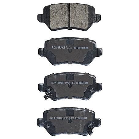 RDA GP MAX LOW METALLIC BRAKE PAD SET HOLDEN HYUNDAI OPEL RDB1511