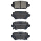 RDA GP MAX LOW METALLIC BRAKE PAD SET HOLDEN HYUNDAI OPEL RDB1511