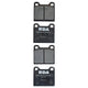 RDA BRAKES RDA GP Max General Purpose Low Metallic Brake Pad Set RDB105
