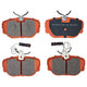 RDA GP MAX LOW METALLIC BRAKE PAD SET MERCEDES-BENZ RDB1256