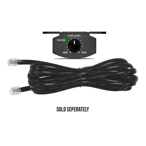 Alpine S-Series 7" Active Underseat Subwoofer | Compact Design, 150W RMS, Rich Bass Enhancement