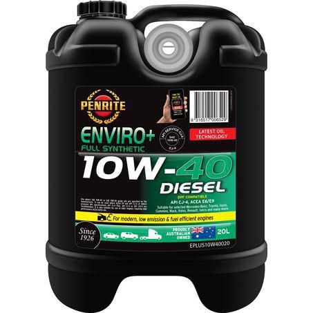 Penrite Enviro+ 10W-40 Engine Oil 20L