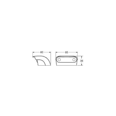 HELLA Mounting Kit White To Suit 2559 9255919