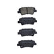 RDA GP MAX LOW METALLIC BRAKE PAD SET HYUNDAI KIA TOYOTA RDB2381