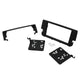 Honda Civic 2016-2021 Double DIN Dash Kit (LX Model) | Black Facia Panel & Installation Kit