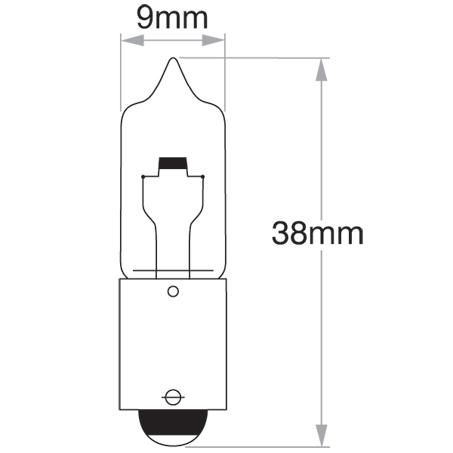 OEX Bayonet Globe 24V 21W Standard GLX16440