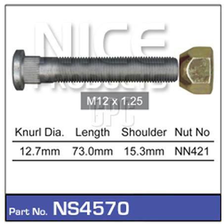 NICE PRODUCTS WHEEL STUD AND NUT