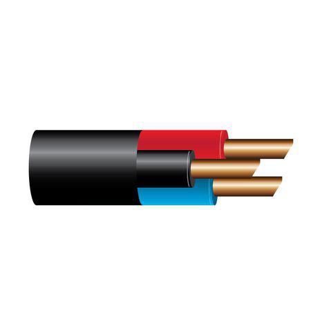 OEX 4mm 3 Core Cable Red/Black/Blue With Black Sheath 30M