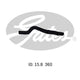 Gates Moulded Heater Hose 02-1071