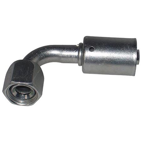 Atco Steel Fitting # 8 Female Flare - Beadlock #8 90° SBX1122
