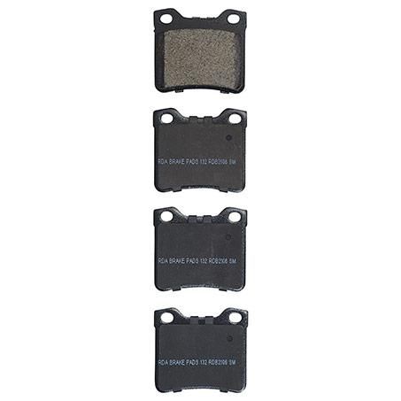 RDA BRAKES RDA GP Max General Purpose Low Metallic Brake Pad Set RDB2106
