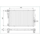 Valeo Radiator Aluminium Core Plastic Tank OE Quality 701162