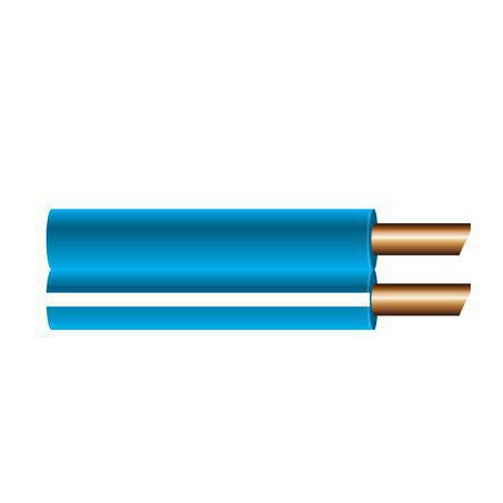 OEX 3mm Twin Core Figure 8 Automotive Cable Blue With White Trace 30M (NZ