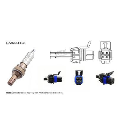 NTK Oxygen Sensor OZA668-EE35