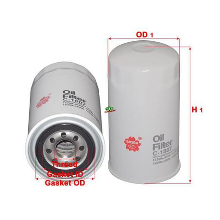 SAS AUTO PARTS OIL FILTER OFZ149