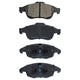 RDA BRAKES RDA GP Max General Purpose Low Metallic Brake Pad Set RDB2145