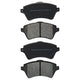 RDA BRAKES RDA GP Max General Purpose Low Metallic Brake Pad Set RDB1506