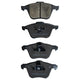 RDA GP MAX LOW METALLIC BRAKE PAD SET FORD MAZDA VOLVO RDB1658