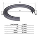 Kelpro Rear Outer Driveshaft Seal 97816