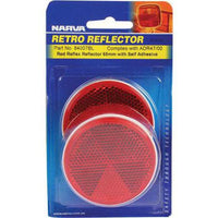 Narva Reflector Round Red 65mm - 2 Pce