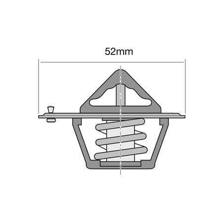 Tridon Thermostat 52mm - 71 Degrees C TT240-160
