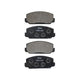 RDA BRAKES RDA GP Max General Purpose Low Metallic Brake Pad Set RDB152