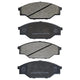 RDA GP MAX LOW METALLIC BRAKE PAD SET TOYOTA RDB318