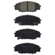 RDA BRAKES RDA GP Max General Purpose Low Metallic Brake Pad Set RDB1452