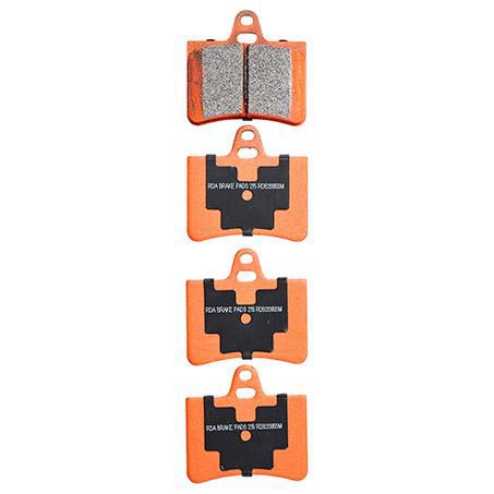 RDA BRAKES RDA GP Max General Purpose Low Metallic Brake Pad Set RDB2095