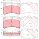 TRW Brake Pad Set (DB1413)