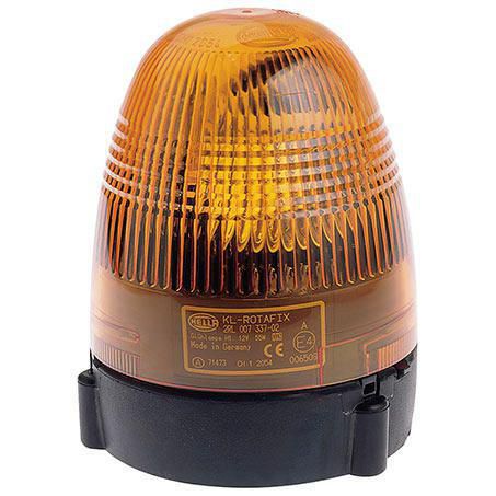HELLA Halogen Beacon Amber 24V Permanent Mount 173224V
