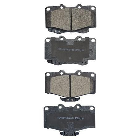 RDA GP MAX LOW METALLIC BRAKE PAD SET FOTON TUNLAND TOYOTA RDB1323