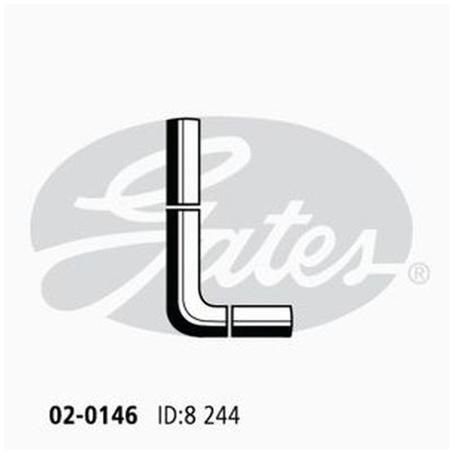 Gates Heater Hose 02-0146
