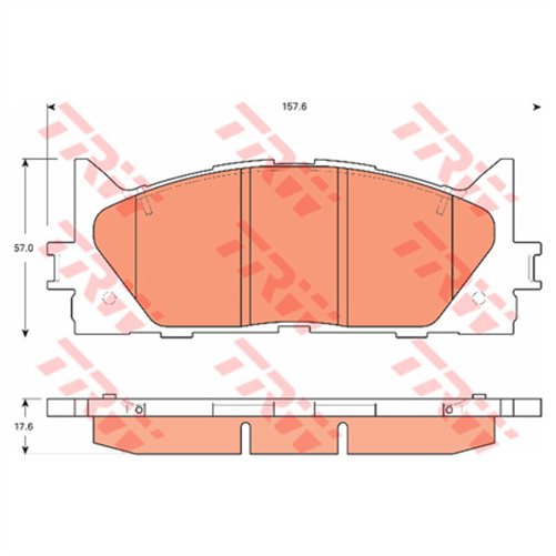TRW Brake Pad Set