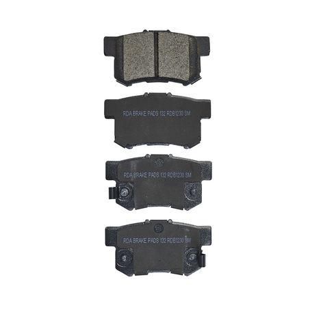 RDA GP MAX LOW METALLIC BRAKE PAD SET HONDA MG ZR ROVER RDB1230