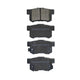 RDA GP MAX LOW METALLIC BRAKE PAD SET HONDA MG ZR ROVER RDB1230