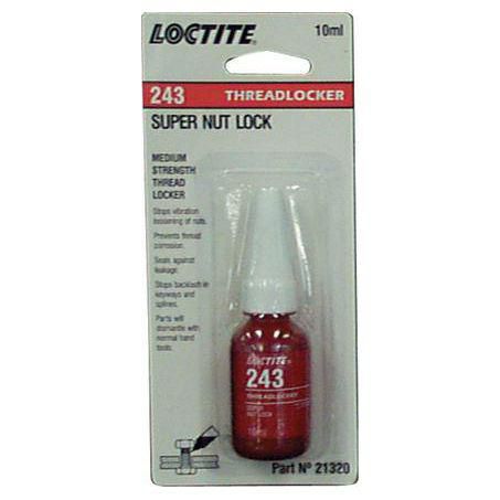 Loctite 243 Threadlocker Super Nut Lock Medium Strength Blue 10ml 1311375