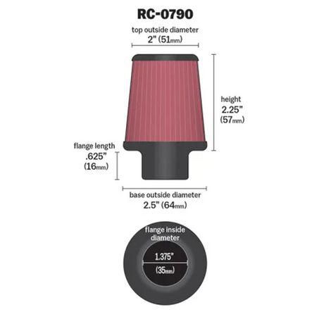 K&N Performance Air Filter RC-0790