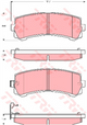 TRW Brake Pad Set
