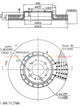 EURO-LINE BRAKE DISC ROTOR PAIR BDR16130EL