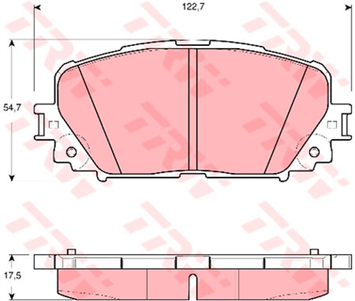 TRW Brake Pad Set (DB1785)