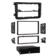 Volkswagen / Skoda Universal Double & Single DIN Dash Kit | Black Trim Panel | Fits Passat, Golf, Polo, Tiguan, Caddy, Amarok