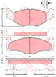 TRW Brake Pad Set (DB399)
