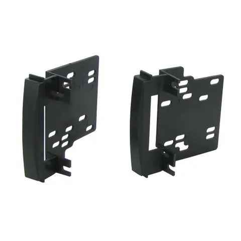 Chrysler / Dodge / Jeep 2007-2015 Double DIN Side Trim Kit | Black Textured Dash Trim Set