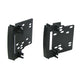 Chrysler / Dodge / Jeep 2007-2015 Double DIN Side Trim Kit | Black Textured Dash Trim Set