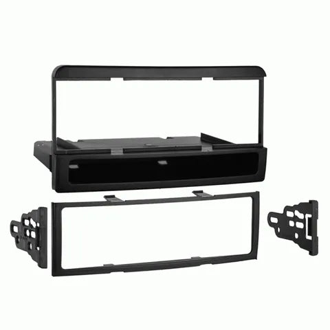Ford Focus Transit Mondeo 1999-2006 Single DIN Dash Kit | Black Trim Panel | Universal Ford Installation