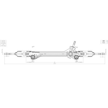 SAS AUTO PARTS SAS Steering Rack Assembly SR2022
