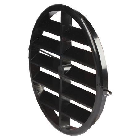 REDDOT CORPORATION Louvre Round Black Plastic